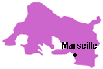 Carte Bouches-du-Rhône