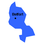 Carte Territoire de Belfort